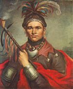 A painting of Chief Cornplanter by F. Bartoli, 1796